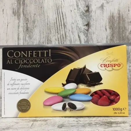 CRISPO CONFETTI AL CIOCCOLATO AMORINI ROSSI FORMA CUORE